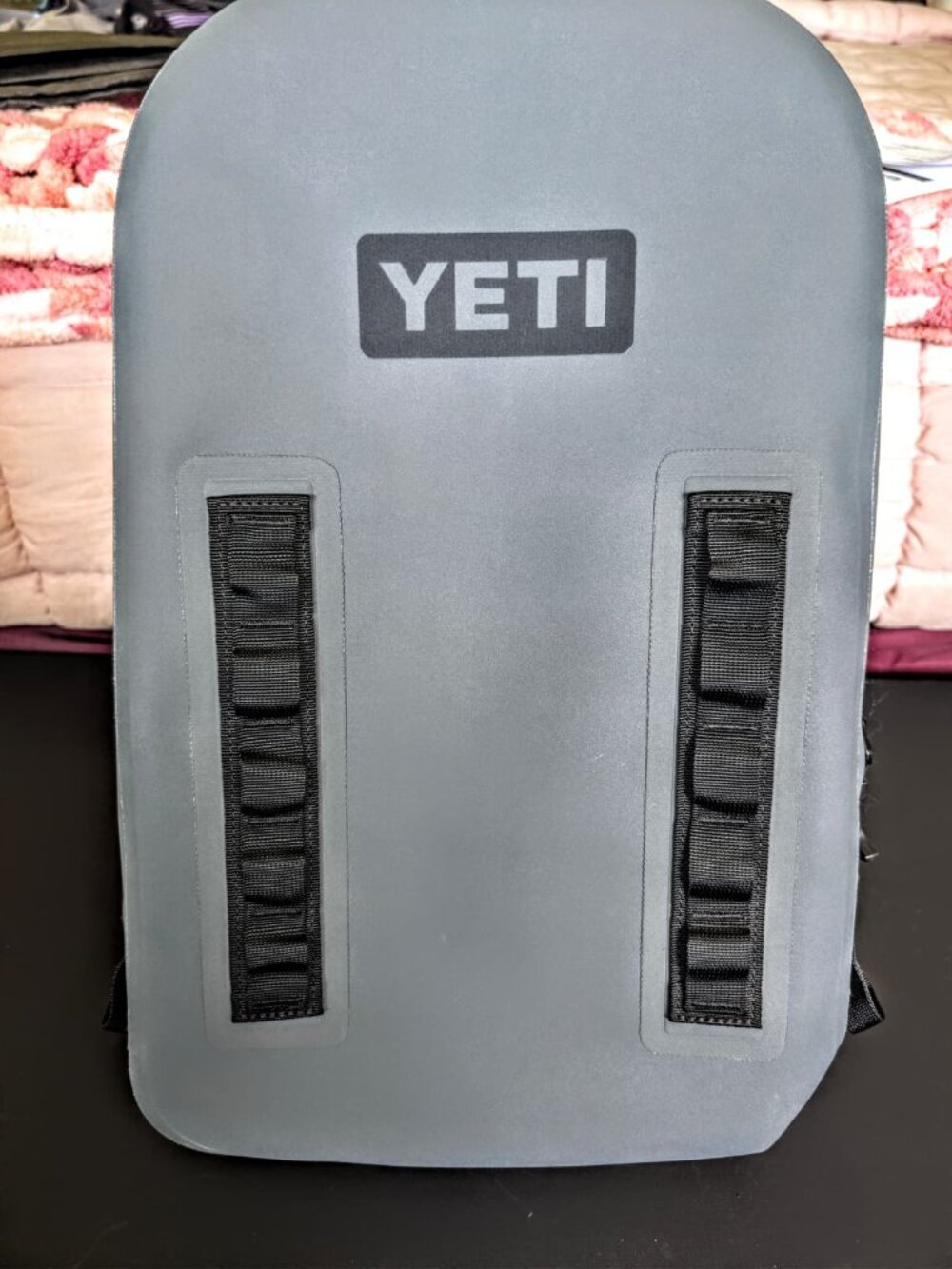 YETI Panga 28L Waterproof Backpack Submersible, Gray/Blue